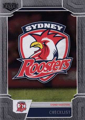 2020 NRL Elite Silver Specials - SS118 Logo Checklist Sydney Roosters