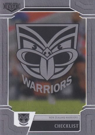 2020 NRL Elite Silver Specials - SS127 Logo Checklist Warriors