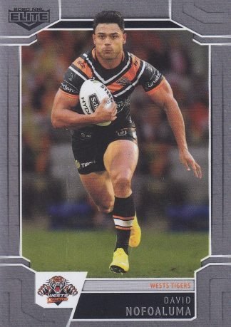 2020 NRL Elite Silver Specials - SS142 David Nofoaluma Wests Tigers