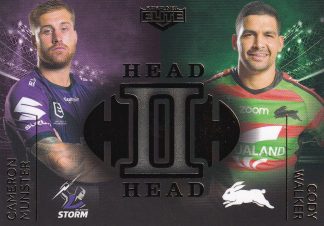 2020 NRL Elite Case Card - HH03 Cameron Munster vs Cody Walker