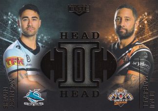 2020 NRL Elite Case Card - HH04 Shaun Johnson vs Benji Marshall