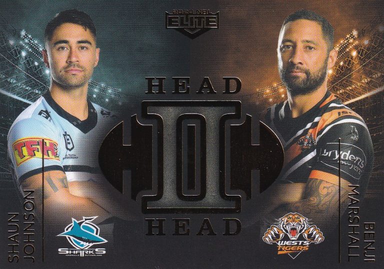 2020 NRL Elite Case Card - HH04 Shaun Johnson vs Benji Marshall