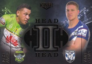 2020 NRL Elite Case Card - HH07 Josh Papalii vs Dylan Napa