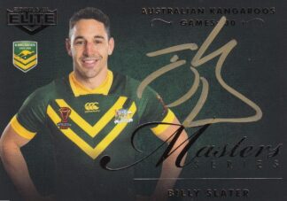 2020 NRL Elite Masters Series Signature - MSS1 Billy Slater Australian Kangaroos