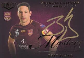 2020 NRL Elite Masters Series Signature - MSS2 Billy Slater QLD Origin