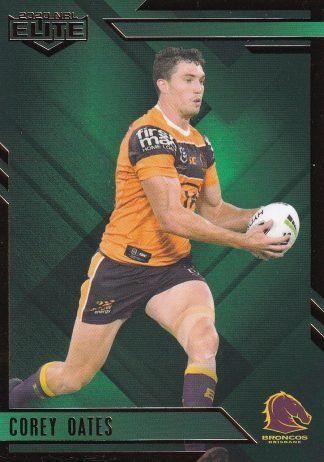 2020 NRL Elite Emerald Mojo - ME009 Corey Oates Brisbane Broncos