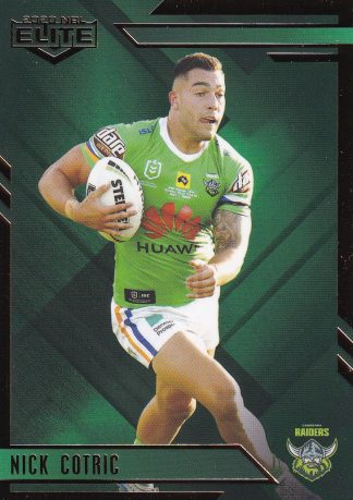 2020 NRL Elite Emerald Mojo - ME011 Nick Cotric Canberra Raiders