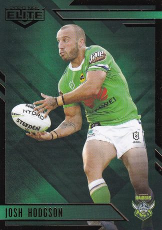 2020 NRL Elite Emerald Mojo - ME013 Josh Hodgson Canberra Raiders