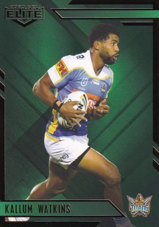 2020 NRL Elite Emerald Mojo - ME045 Kallum Watkins Gold Coast Titans