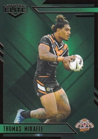 2020 NRL Elite Emerald Mojo - ME141 Thomas Mikaele Wests Tigers