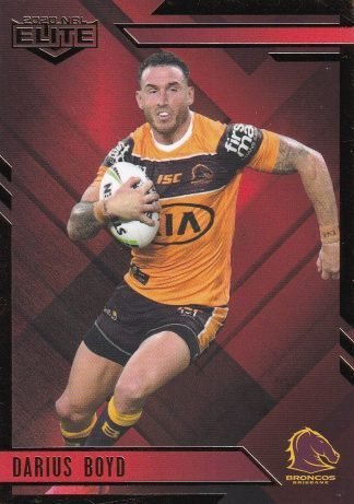 2020 NRL Elite Ruby Mojo - MR002 Darius Boyd Brisbane Broncos