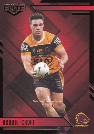 2020 NRL Elite Ruby Mojo - MR004 Brodie Croft Brisbane Broncos
