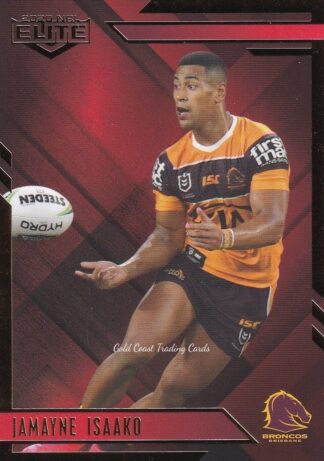 2020 NRL Elite Ruby Mojo - MR007 Jamayne Isaako Brisbane Broncos