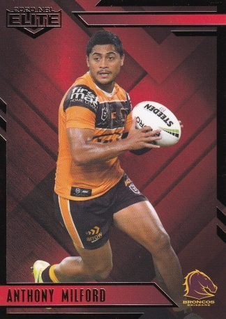 2020 NRL Elite Ruby Mojo - MR008 Anthony Milford Brisbane Broncos