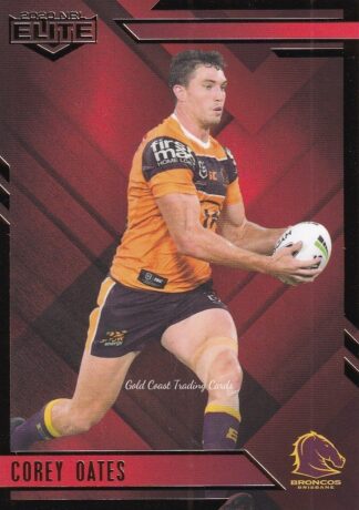 2020 NRL Elite Ruby Mojo - MR009 Corey Oates Brisbane Broncos