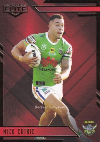 2020 NRL Elite Ruby Mojo - MR011 Nick Cotric Canberra Raiders