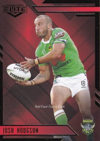 2020 NRL Elite Ruby Mojo - MR013 Josh Hodgson Canberra Raiders
