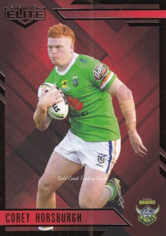 2020 NRL Elite Ruby Mojo - MR014 Corey Horsburgh Canberra Raiders