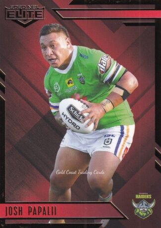 2020 NRL Elite Ruby Mojo - MR016 Josh Papalii Canberra Raiders