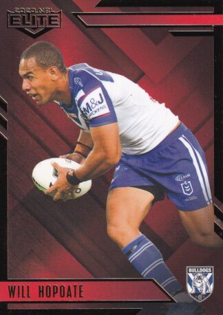 2020 NRL Elite Ruby Mojo - MR020 William Hopoate Canterbury Bulldogs