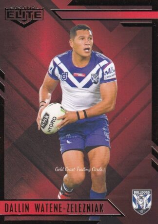 2020 NRL Elite Ruby Mojo - MR027 Dallin Watene-Zelezniak Canterbury Bulldogs