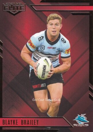 2020 NRL Elite Ruby Mojo - MR029 Blayke Brailey Cronulla Sharks