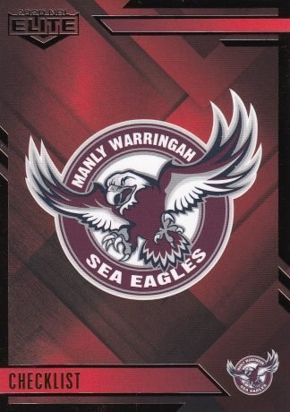 2020 NRL Elite Ruby Mojo - MR046 Logo Checklist Manly Sea Eagles