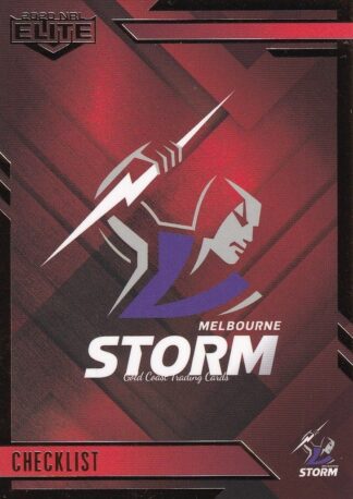 2020 NRL Elite Ruby Mojo - MR055 Logo Checklist Melbourne Storm
