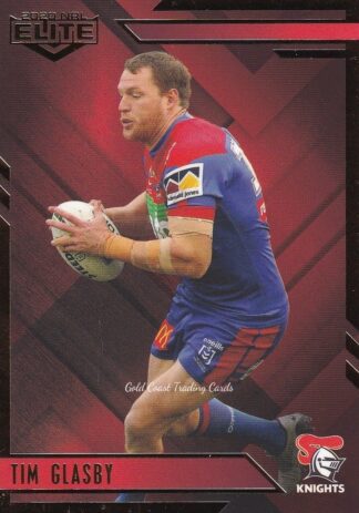 2020 NRL Elite Ruby Mojo - MR065 Tim Glasby Newcastle Knights