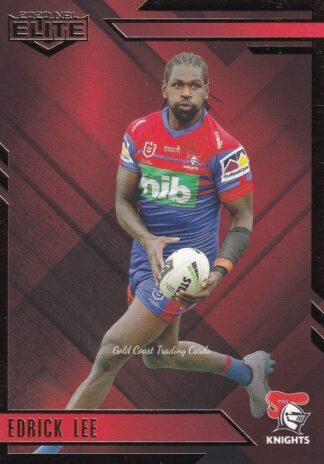 2020 NRL Elite Ruby Mojo - MR068 Edrick Lee Newcastle Knights
