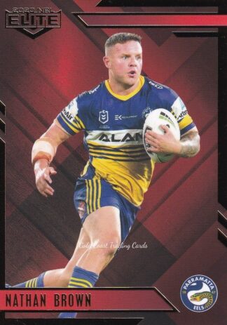 2020 NRL Elite Ruby Mojo - MR084 Nathan Brown Parramatta Eels