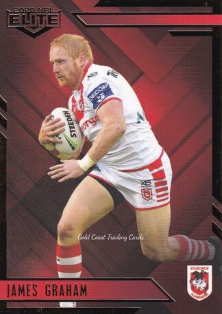 2020 NRL Elite Ruby Mojo - MR111 James Graham St George Dragons