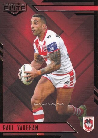 2020 NRL Elite Ruby Mojo - MR117 Paul Vaughan St George Dragons