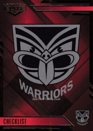 2020 NRL Elite Ruby Mojo - MR127 Logo Checklist Warriors