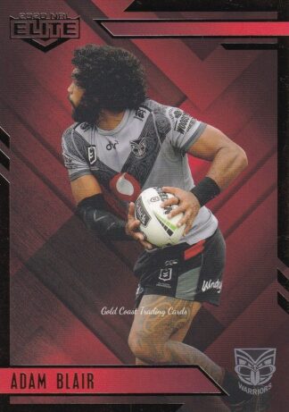 2020 NRL Elite Ruby Mojo - MR129 Adam Blair Warriors