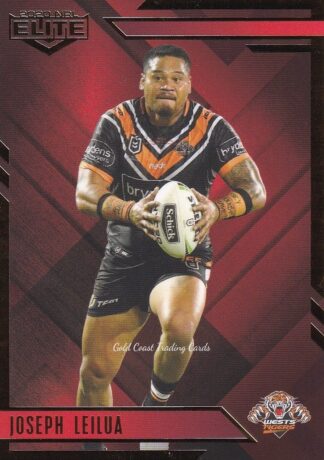 2020 NRL Elite Ruby Mojo - MR139 Joseph Leilua Wests Tigers
