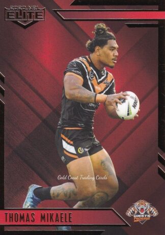2020 NRL Elite Ruby Mojo - MR141 Thomas Mikaele Wests Tigers