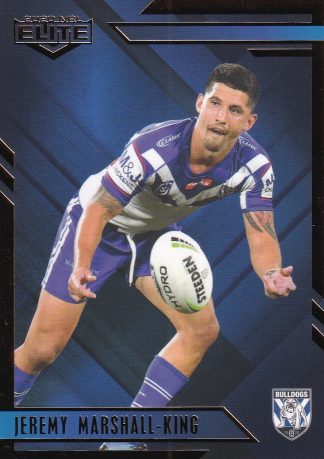 2020 NRL Elite Sapphire Mojo - MS023 Jeremy Marshall-King Canterbury Bulldogs