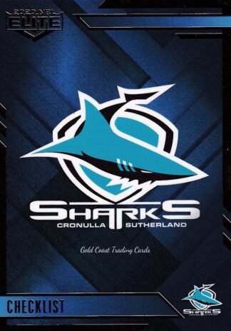 2020 NRL Elite Sapphire Mojo - MS028 Logo Checklist Cronulla Sharks