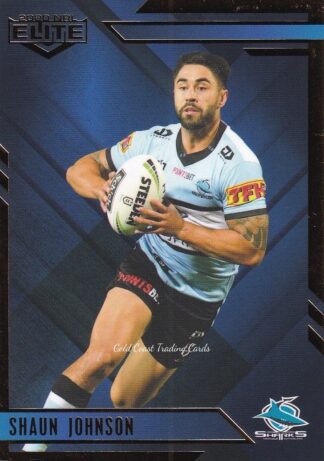 2020 NRL Elite Sapphire Mojo - MS032 Shaun Johnson Cronulla Sharks