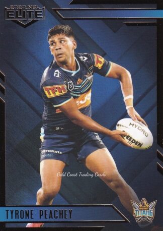 2020 NRL Elite Sapphire Mojo - MS041 Tyrone Peachey Gold Coast Titans