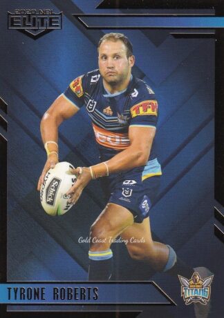 2020 NRL Elite Sapphire Mojo - MS043 Tyrone Roberts Gold Coast Titans