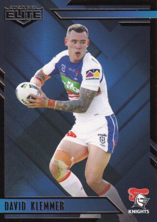 2020 NRL Elite Sapphire Mojo - MS067 David Klemmer Newcastle Knights