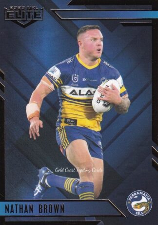 2020 NRL Elite Sapphire Mojo - MS084 Nathan Brown Parramatta Eels