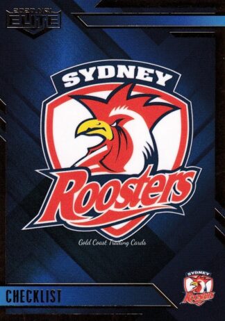 2020 NRL Elite Sapphire Mojo - MS118 Logo Checklist Sydney Roosters