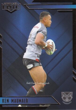 2020 NRL Elite Sapphire Mojo - MS133 Ken Maumalo Warriors