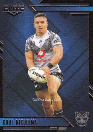2020 NRL Elite Sapphire Mojo - MS134 Kodi Nikorima Warriors