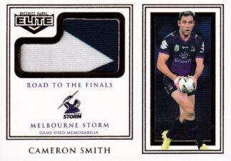2020 NRL Elite Road To Finals Patch - RFJ01 Cameron Smith Melbourne Storm