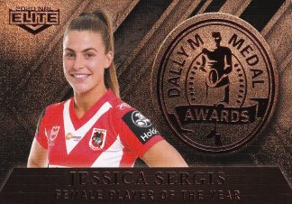 2020 NRL Elite Dally M Awards - DM15 Jessica Sergis St George Dragons