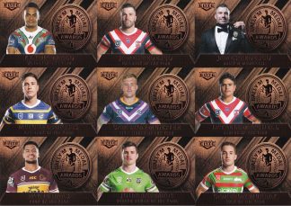 2020 NRL Elite Dally M Award - Full Set Of 18 Cards